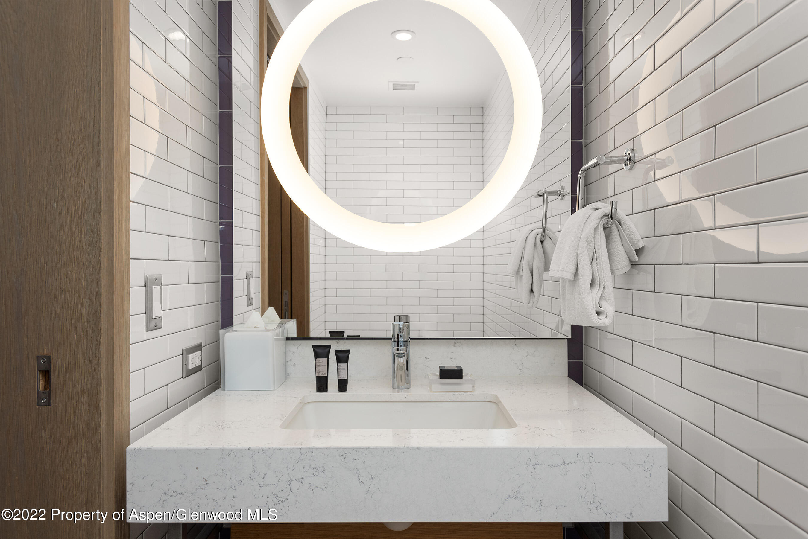 550 South Spring Street, Unit 392 Aspen, CO 81611 - Photo 23 of 41 a bathroom with a sink and a mirror