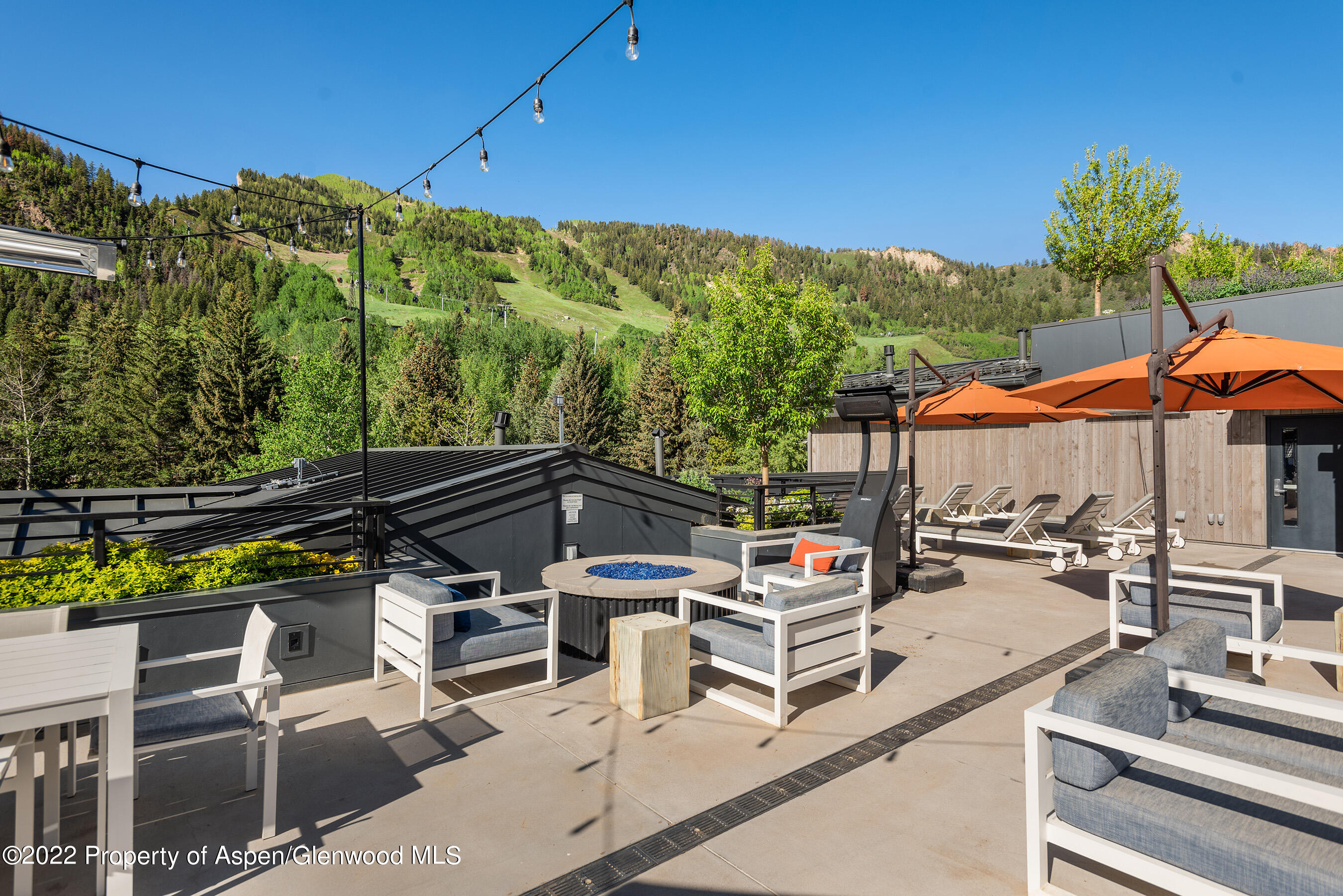 550 South Spring Street, Unit 392 Aspen, CO 81611 - Photo 32 of 41 a view of a chairs and table in patio