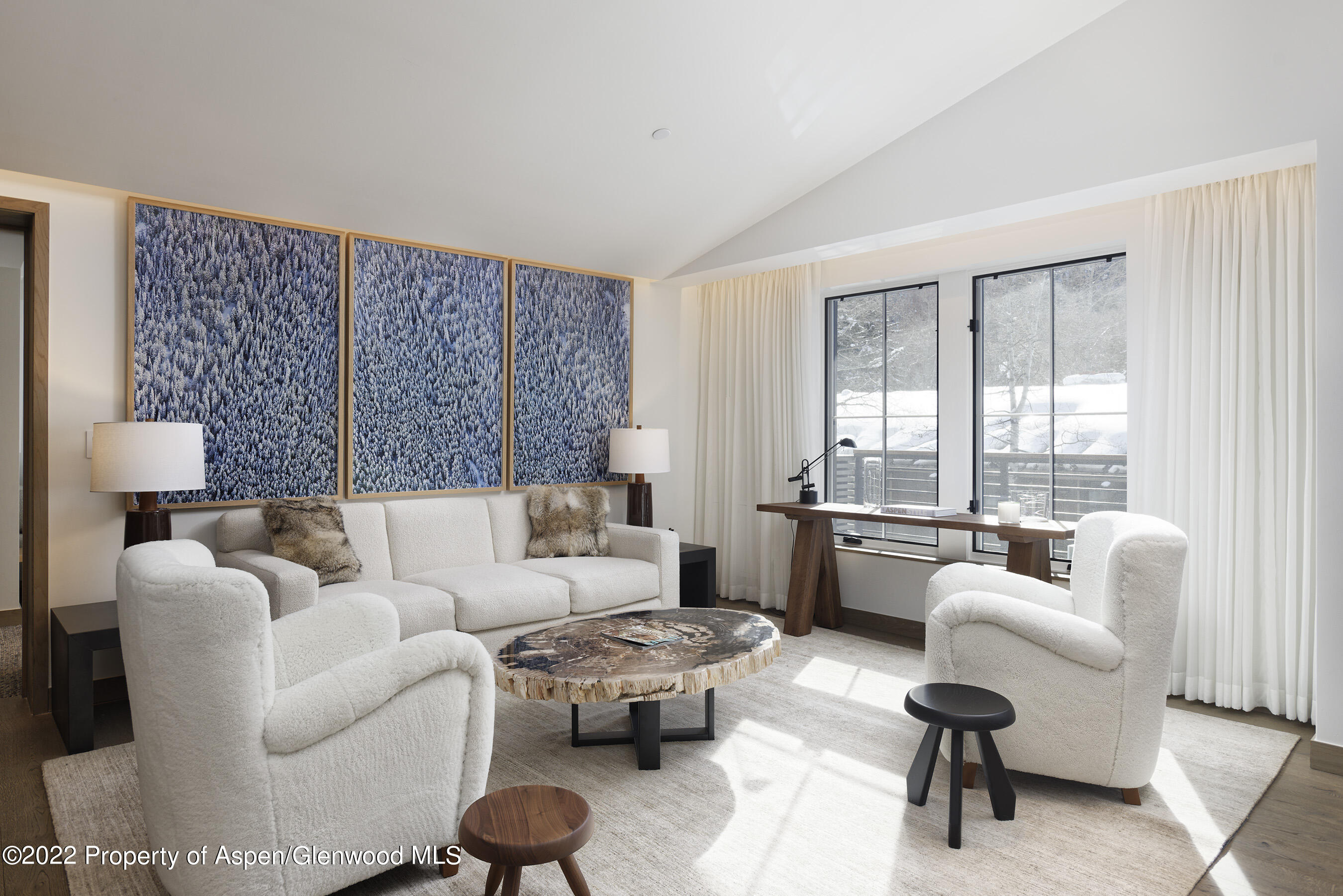550 South Spring Street, Unit 392 Aspen, CO 81611 - Photo 4 of 41 a living room with furniture and floor to ceiling window