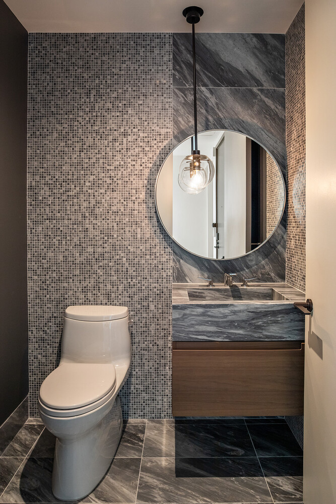 30 Riverside Boulevard, Unit 33A Manhattan, NY 10069 - Photo 16 of 17 a bathroom with a toilet and a sink