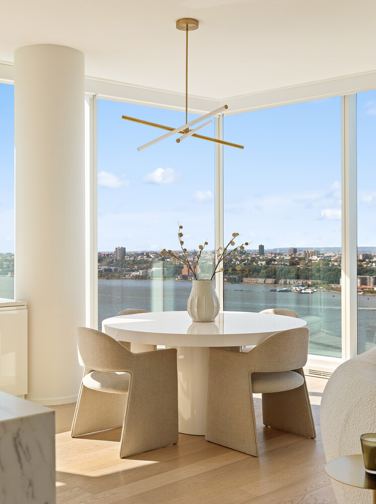 30 Riverside Boulevard, Unit 33A Manhattan, NY 10069 - Photo 4 of 17 a view of a dining room with furniture window and outside view