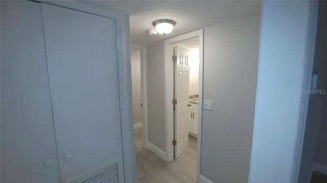 a view of a room with front door