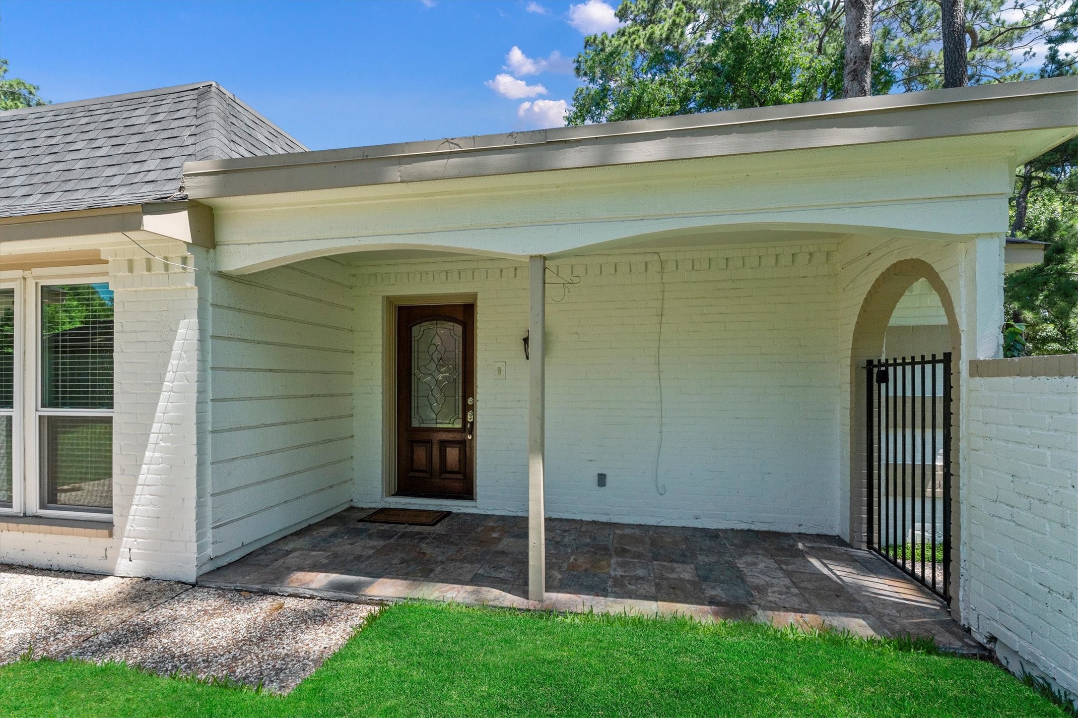 6530 Bayonne Drive Spring, TX 77389 - Photo 5 of 37 a view of front door and small yard