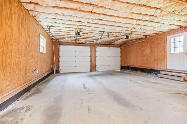 a view of a trees with a yard