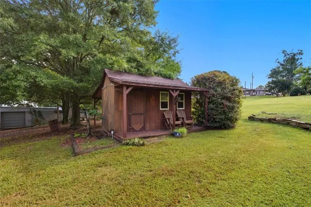a view of a bathroom with a shower