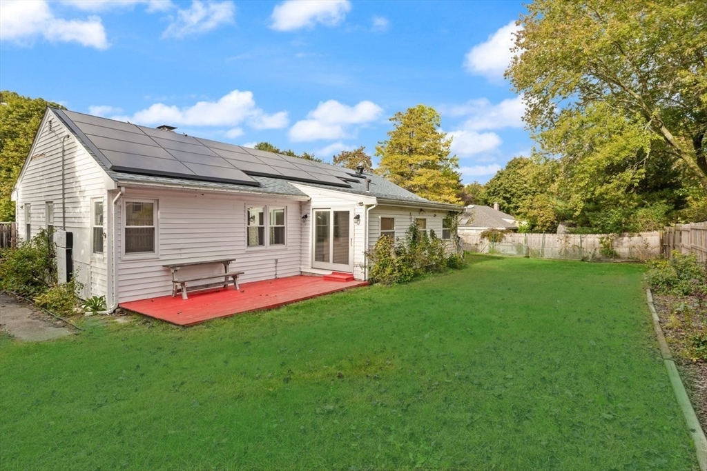 8 Margaret Road Sharon, MA 02067 - Photo 30 of 32 a view of a house with backyard and porch