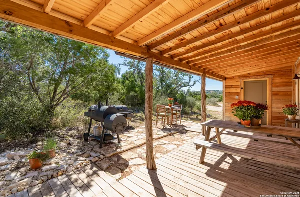 a outdoor space with chairs