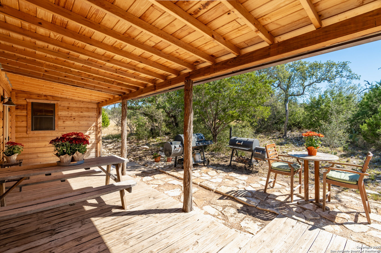 300 County Road 550 Rocksprings, TX 78880 - Photo 19 of 32 a outdoor space with chairs