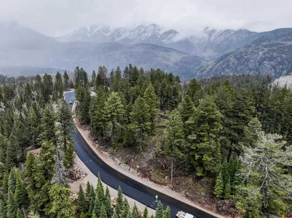 a view of a city from a balcony