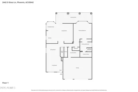 $639,000 | 2442 East Glass Lane, Phoenix, AZ 85042