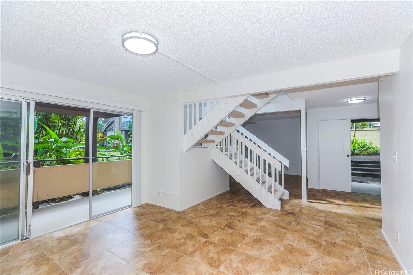 a view of an entryway with staircase