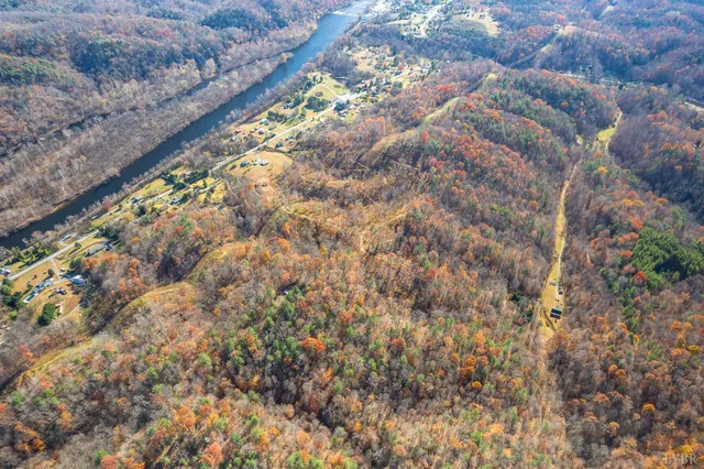 a view of city and mountain