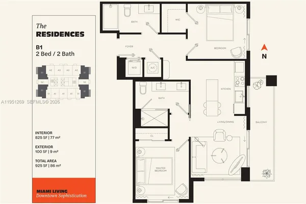 $759,999 | 11 Northeast 6th Street, Unit 1109, Miami, FL 33132
