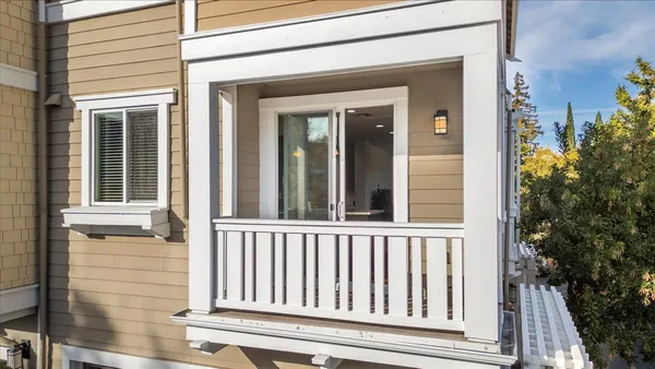 front view of a house with a porch