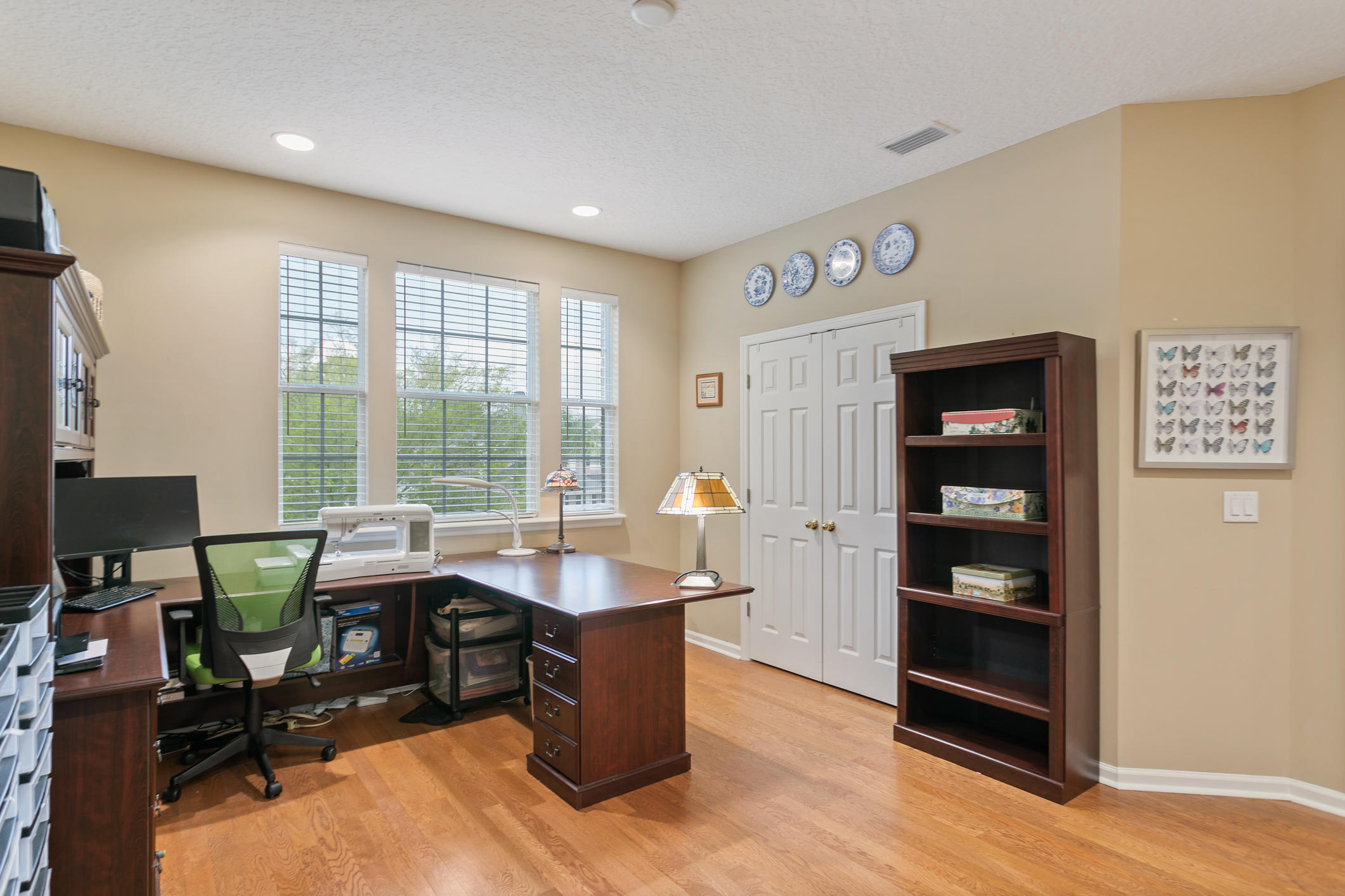 1508 Hackberry Court St. Johns, FL 32259 - Photo 28 of 47 a view of a workspace with furniture and a window