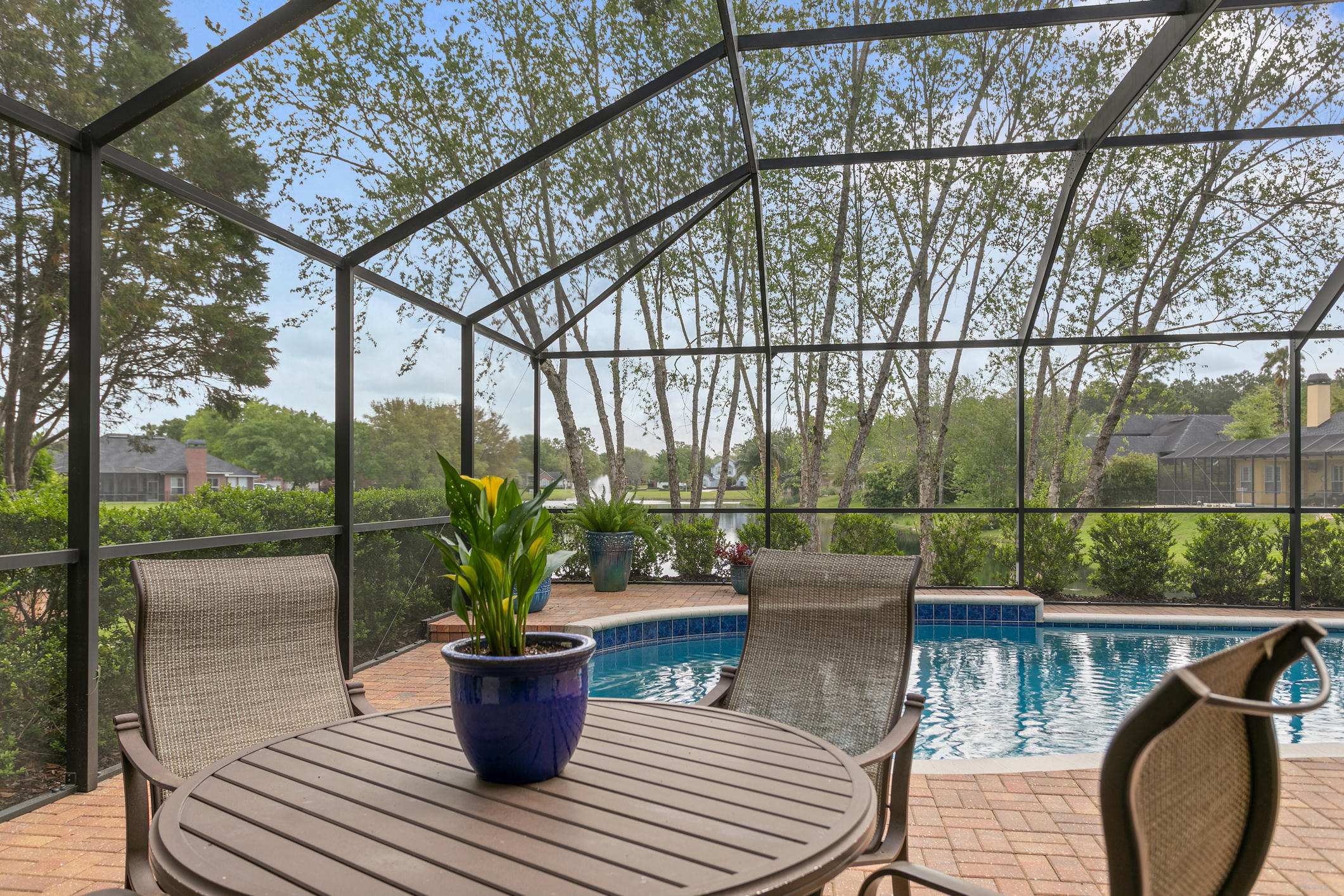 1508 Hackberry Court St. Johns, FL 32259 - Photo 31 of 47 a view of balcony with couch and potted plant