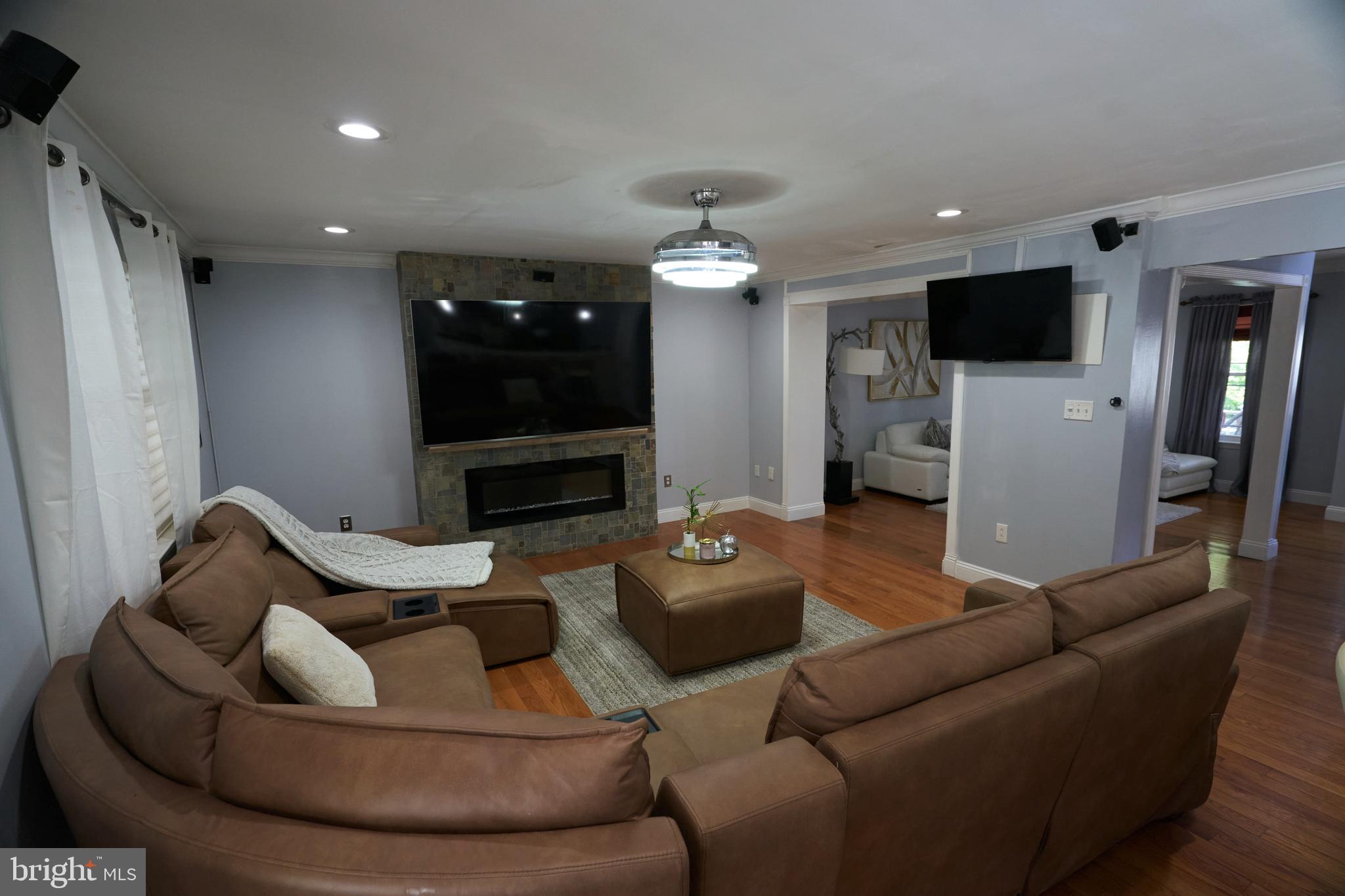 8905 Springview Road Philadelphia, PA 19115 - Photo 15 of 59 Family Room Fireplace