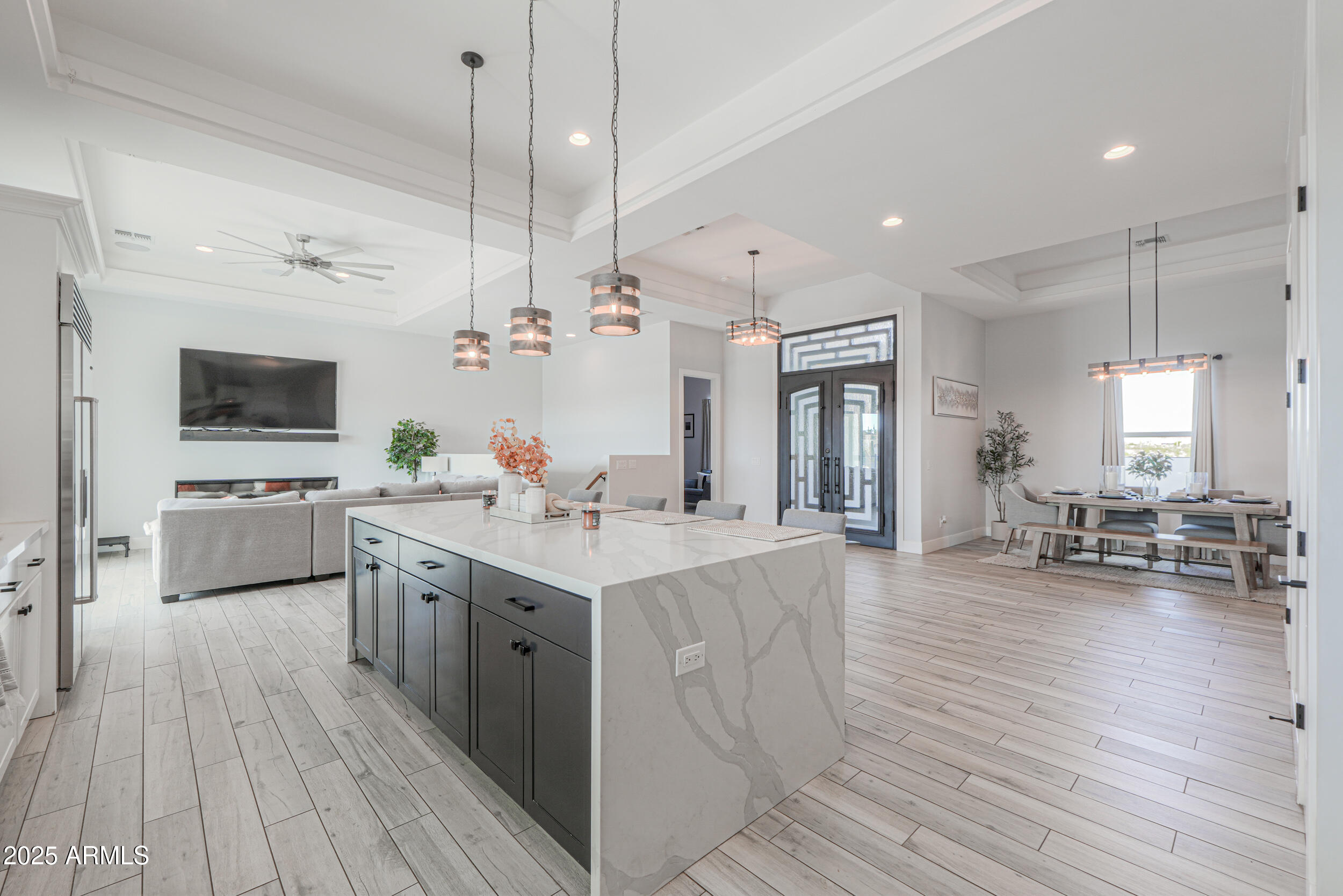 2529 West Magma Road San Tan Valley, AZ 85144 - Photo 13 of 93 a kitchen with sink stove and cabinets