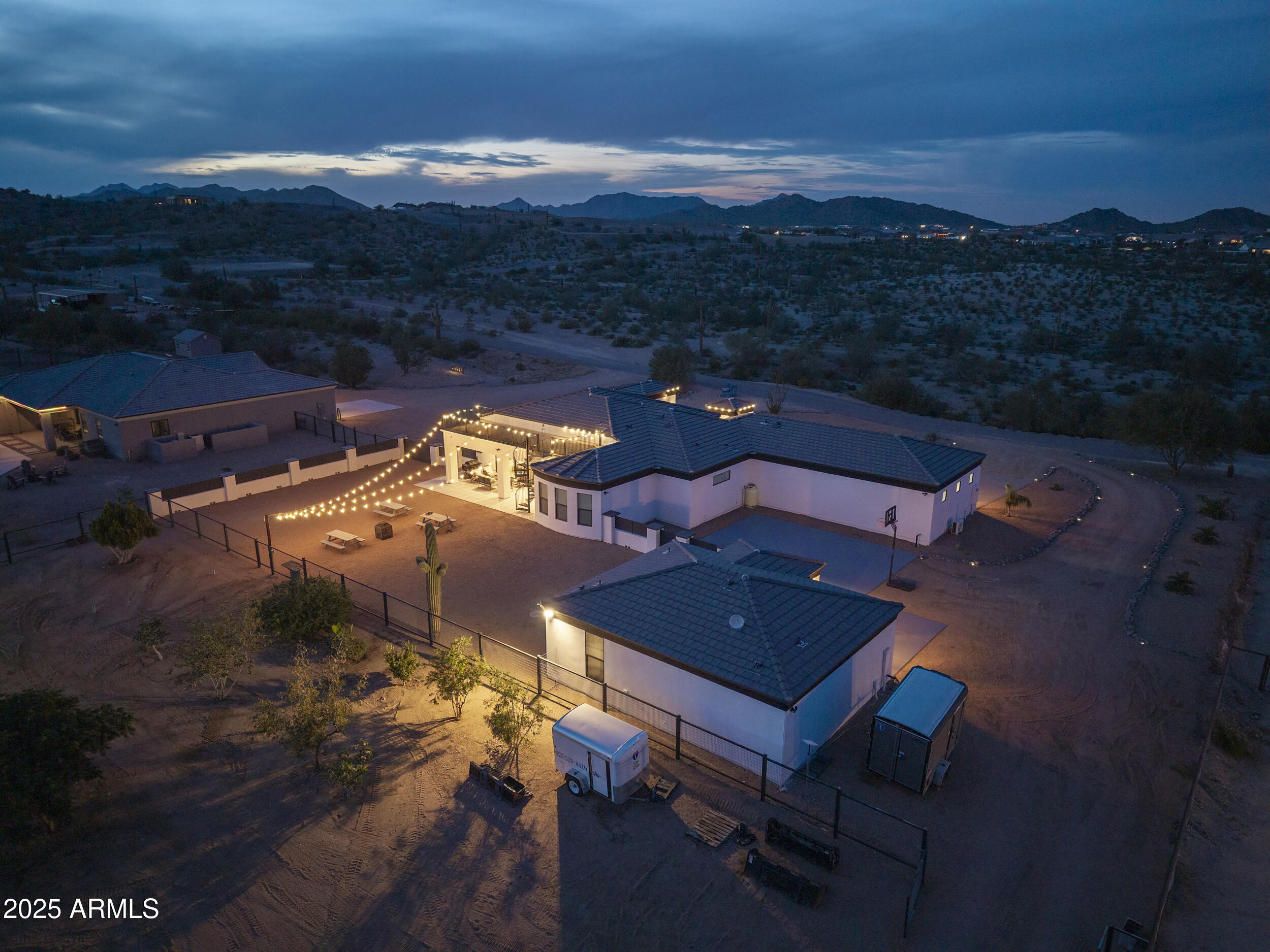 2529 West Magma Road San Tan Valley, AZ 85144 - Photo 86 of 93 an aerial view of a house with a yard