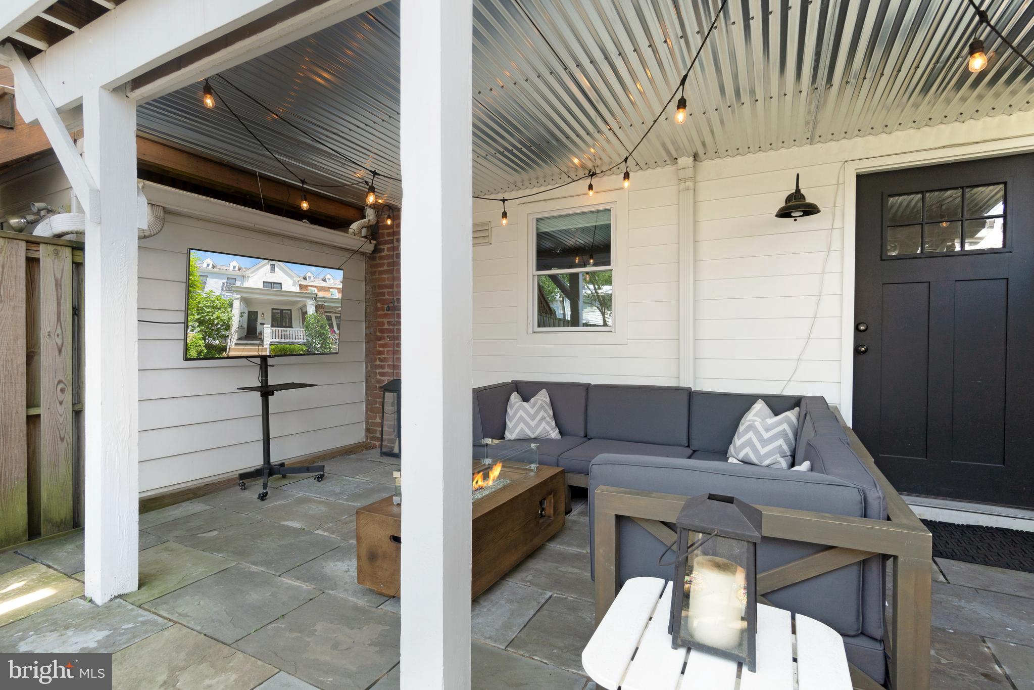 2225 39th Street Northwest Washington, DC 20007 - Photo 35 of 39 covered flagstone patio