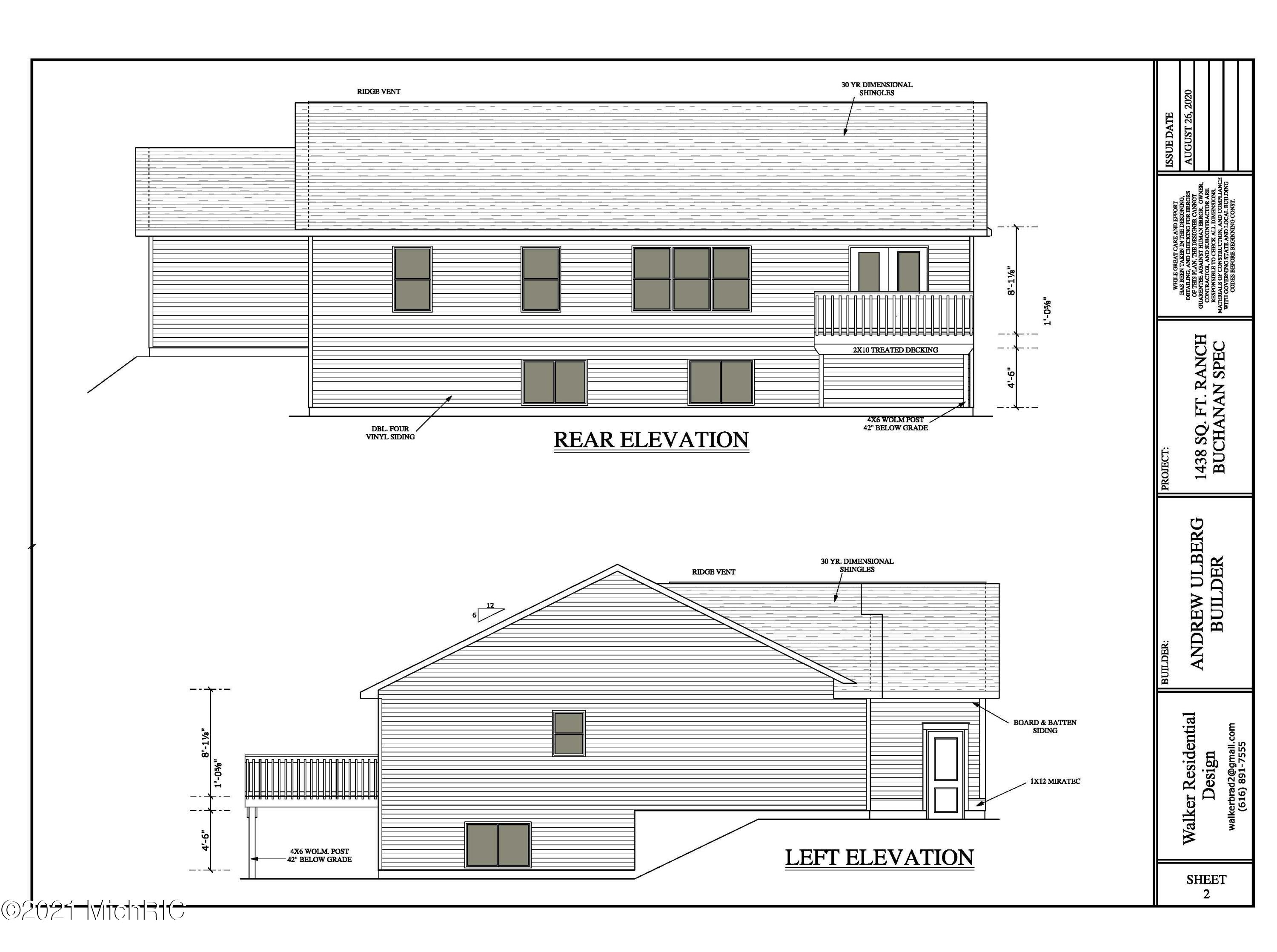 9232 Addison Road Jerome, MI 49249 - Photo 17 of 22 Stanton st lot 2 spec 1438 sqft ranch (0
