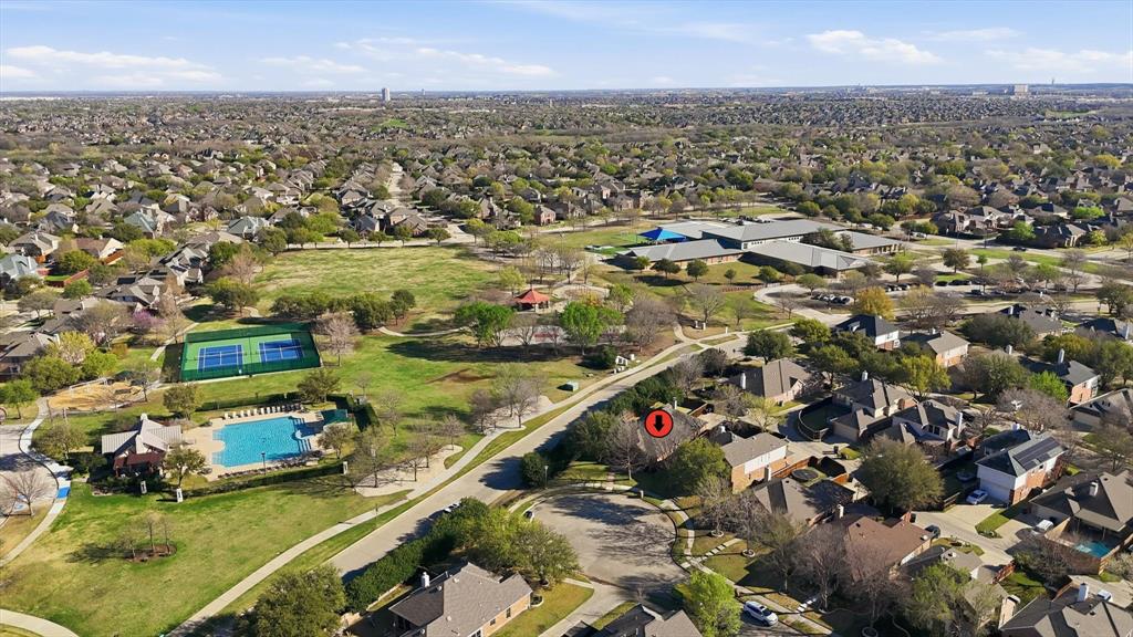 9498 Wichita Trail Frisco, TX 75033 - Photo 1 of 1 an aerial view of residential houses with outdoor space