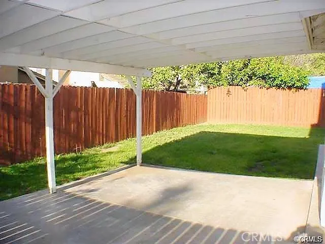 a view of a backyard with a garden