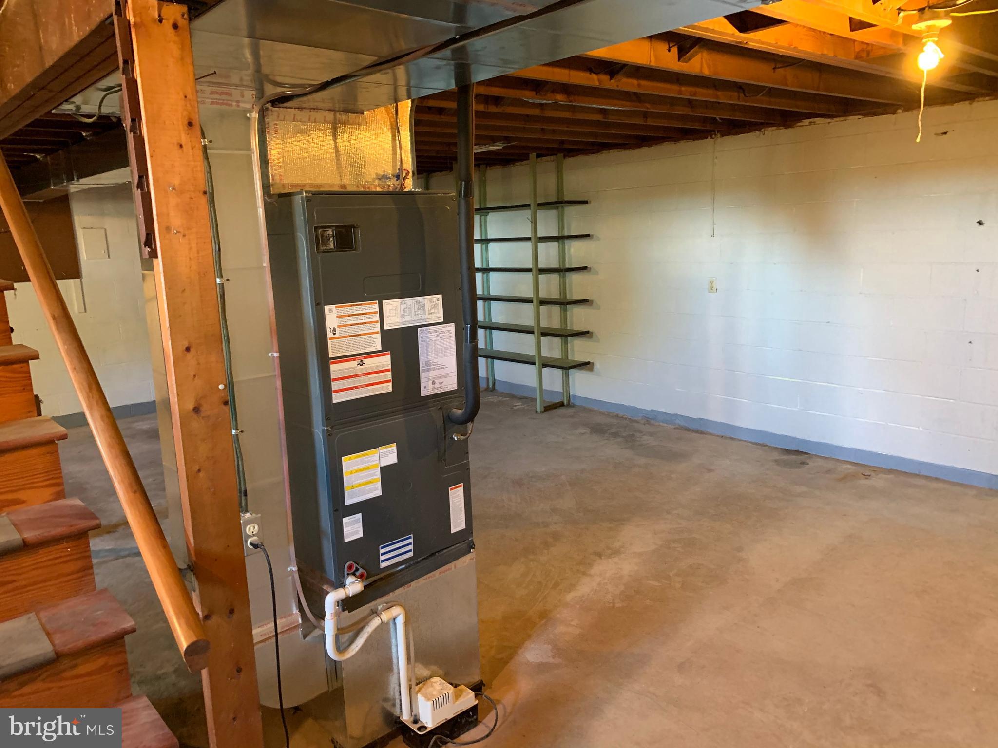 1511 Reliance Road Middletown, VA 22645 - Photo 22 of 27 Basement w/Newer HVAC