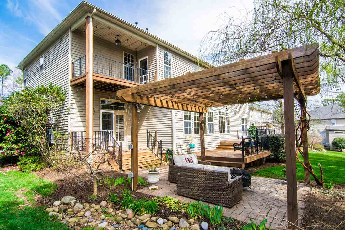 8214 Cushing Street Raleigh, NC 27613 - Photo 29 of 30 The Perfect Setting for Outdoor Entertaining