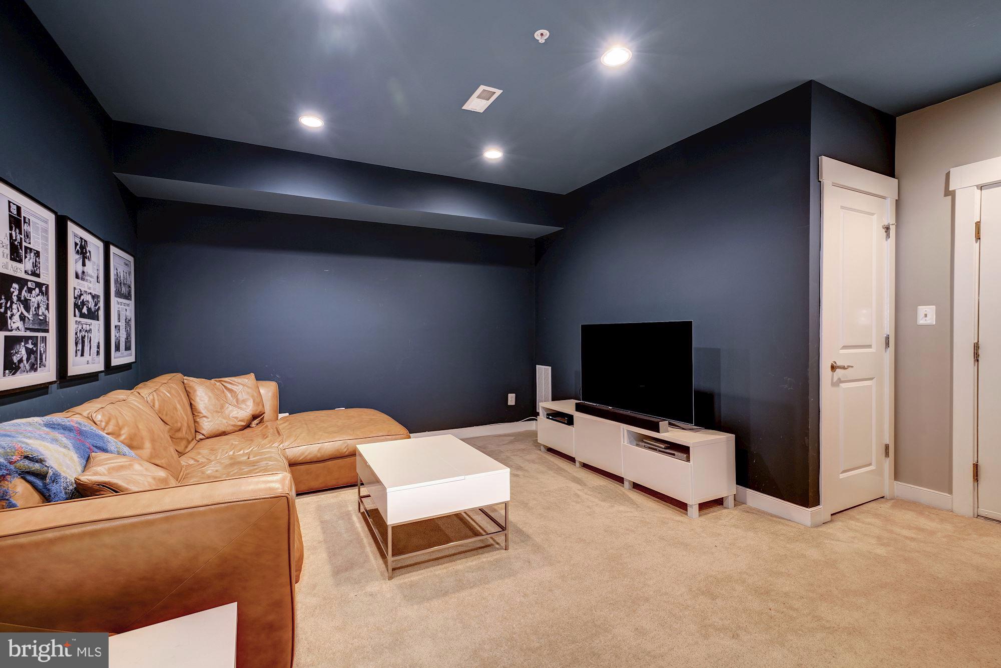 9568 Ament Street Silver Spring, MD 20910 - Photo 26 of 29 Lower Level Media Room