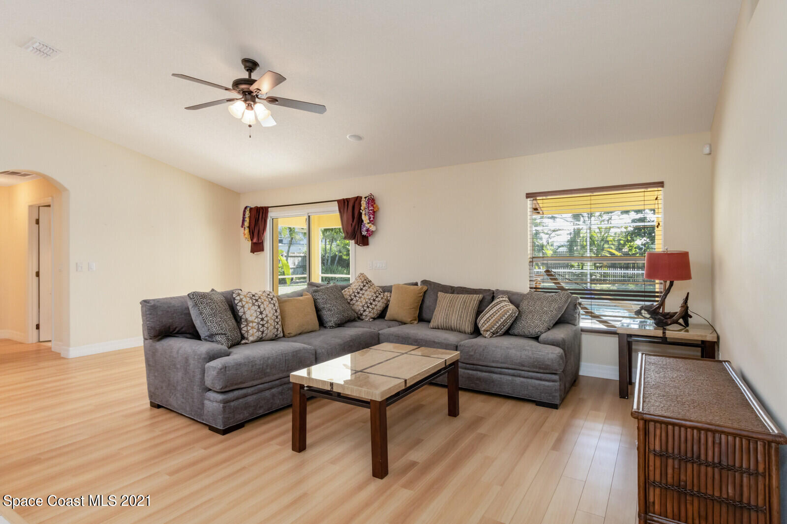 2524 Carmel Road Indialantic, FL 32903 - Photo 11 of 30 a living room with furniture and a window