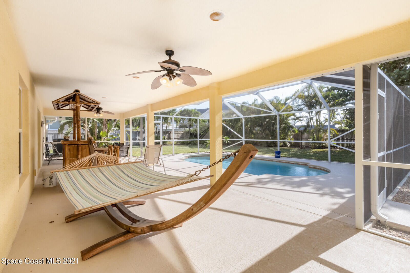 2524 Carmel Road Indialantic, FL 32903 - Photo 23 of 30 a view of swimming pool with seating area