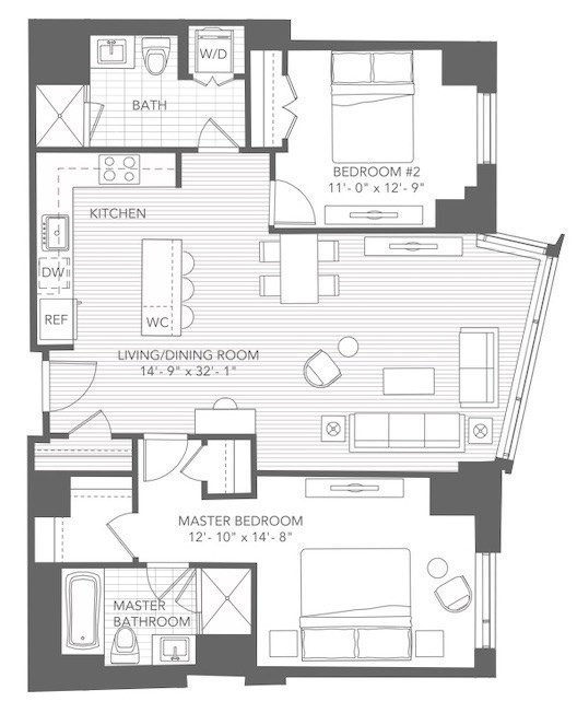 580 Washington Street, Unit 1407 Boston, MA 02111 - Photo 14 of 29