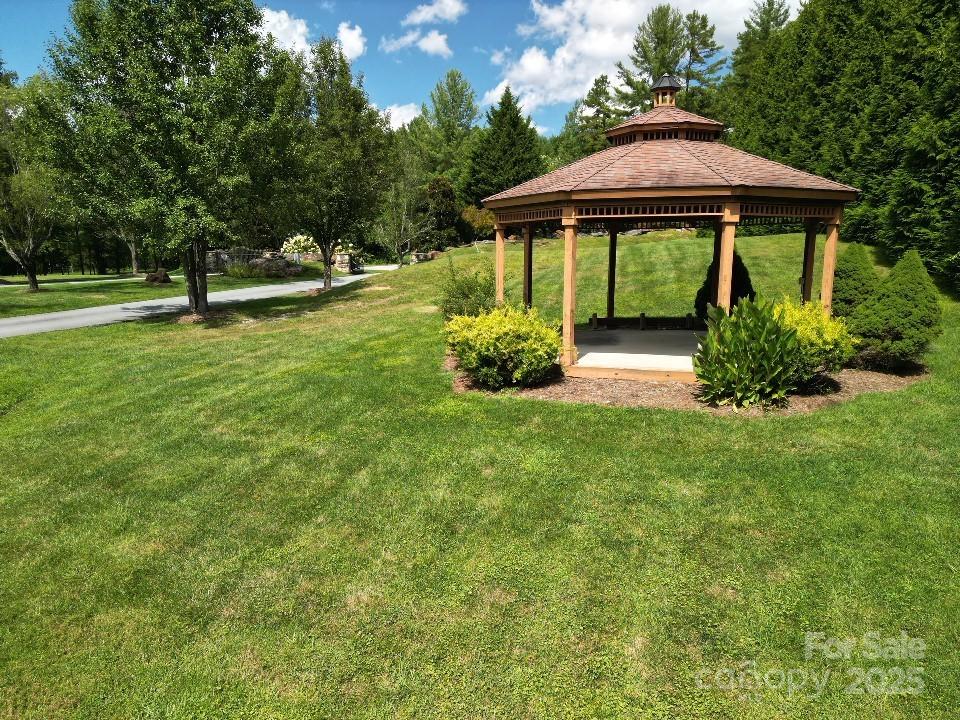 117 Sovereign Lane Fairview, NC 28730 - Photo 18 of 41 a view of a garden with a slide