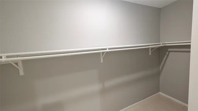 a close view of closet