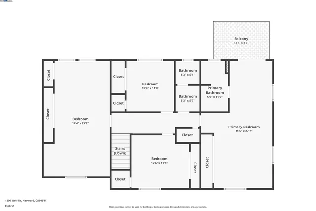 $950,000 | 1800 Weir Drive, Hayward, CA 94541