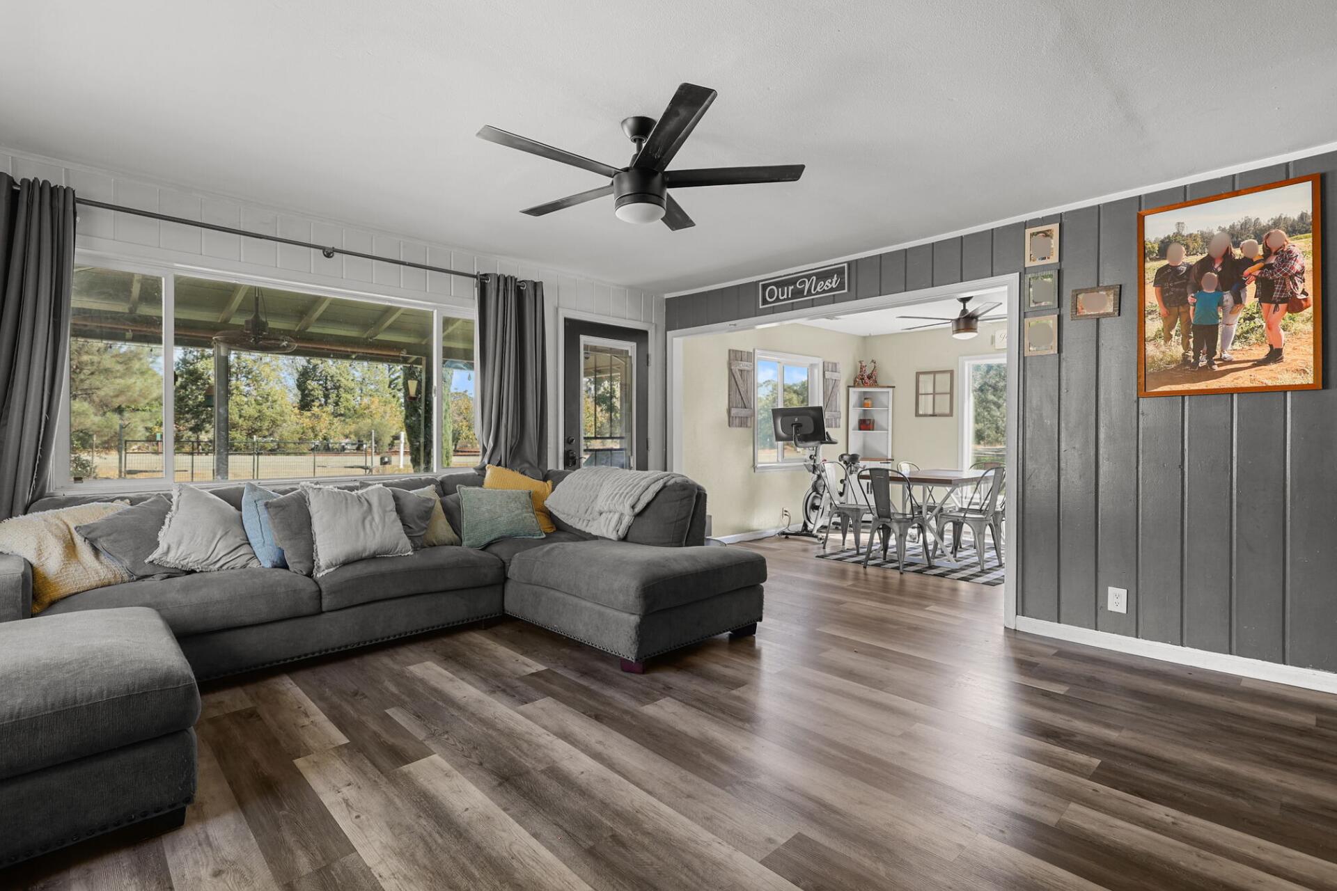 28093 Highway 44 Shingletown, CA 96088 - Photo 4 of 42 a living room with furniture and a large window