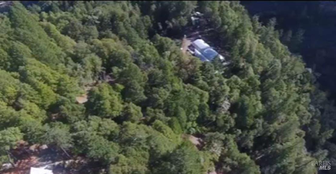 37600 Highway 101 Willits, CA 95490 - Photo 7 of 22 an aerial view of residential house with outdoor space and trees all around