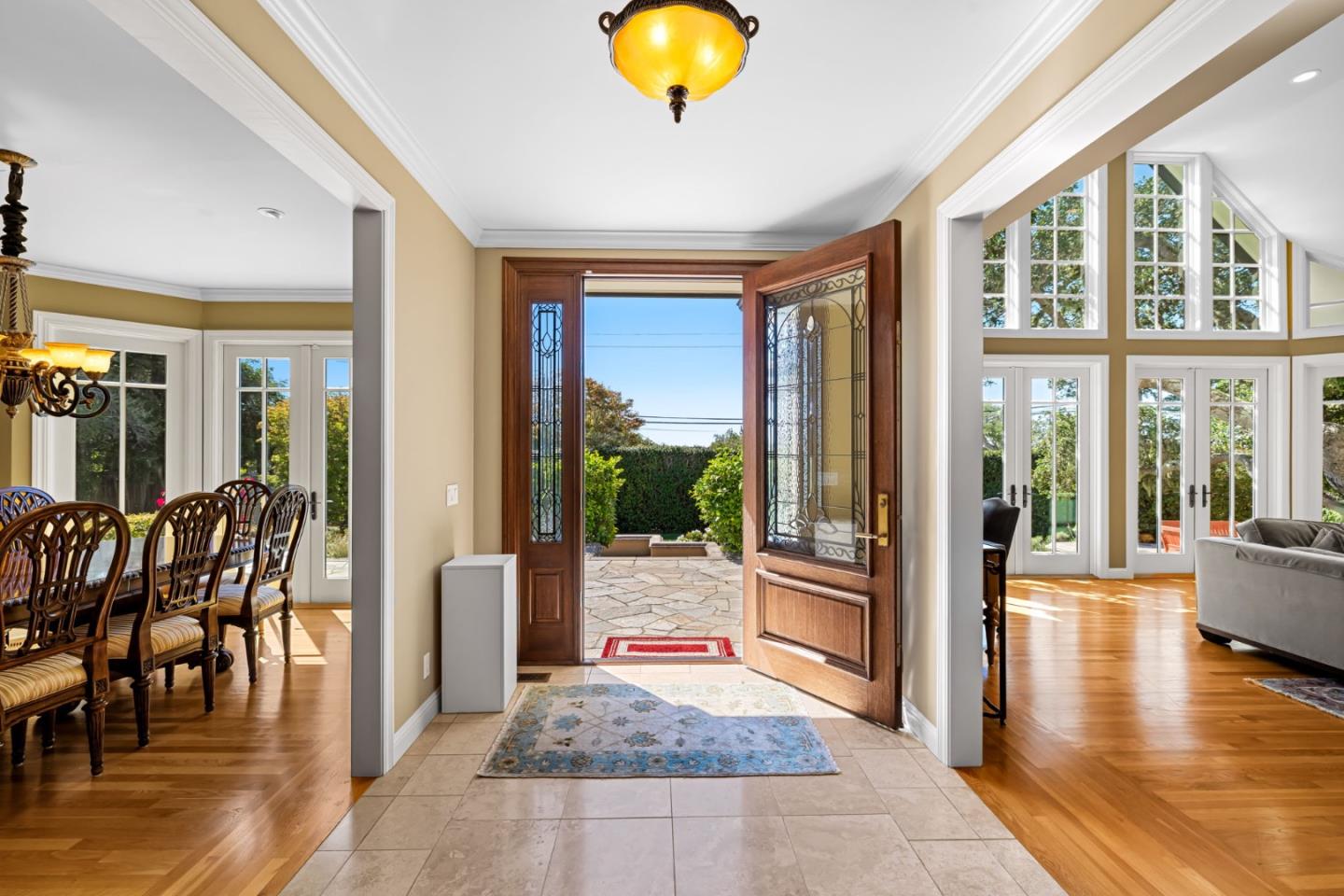 3937 Ronda Road Pebble Beach, CA 93953 - Photo 6 of 46 a living room with furniture and a large window