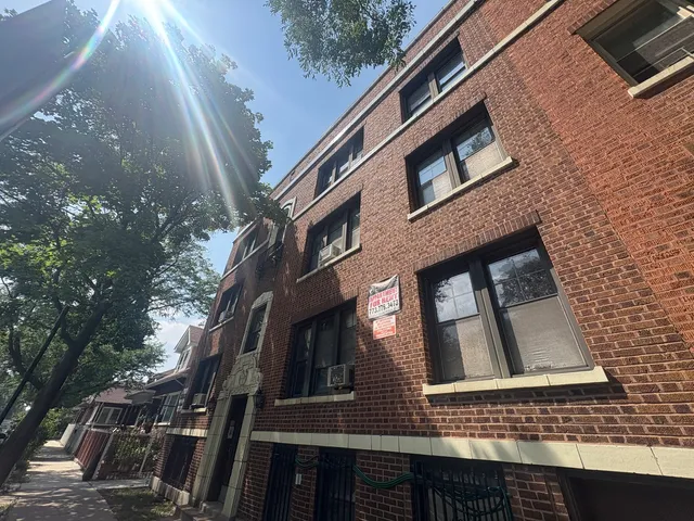 a view of a building front of house