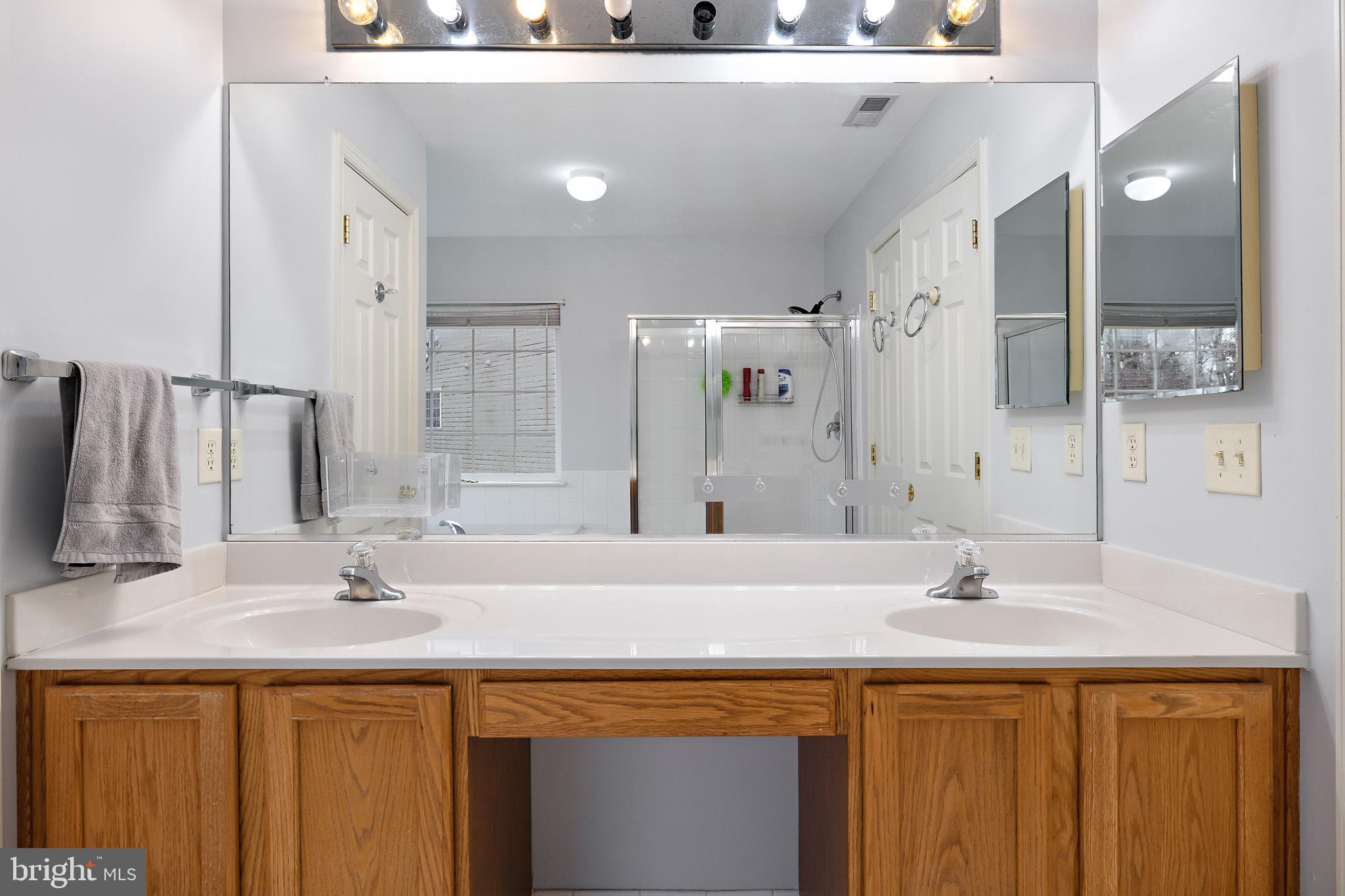 8008 Carlean Court Pasadena, MD 21122 - Photo 18 of 35 a bathroom with a sink and a mirror