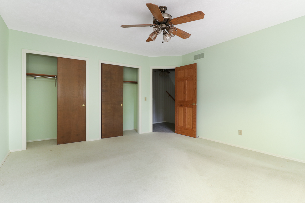 126 South Orr Drive Normal, IL 61761 - Photo 20 of 46 a view of a big room with closet and a chandelier fan