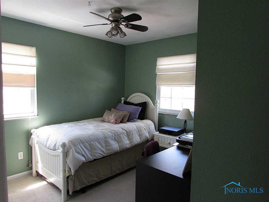 462 Eagle Point Road Rossford, OH 43460 - Photo 11 of 19 Bedroom. All bedrooms offer ceiling fans and closet organizers