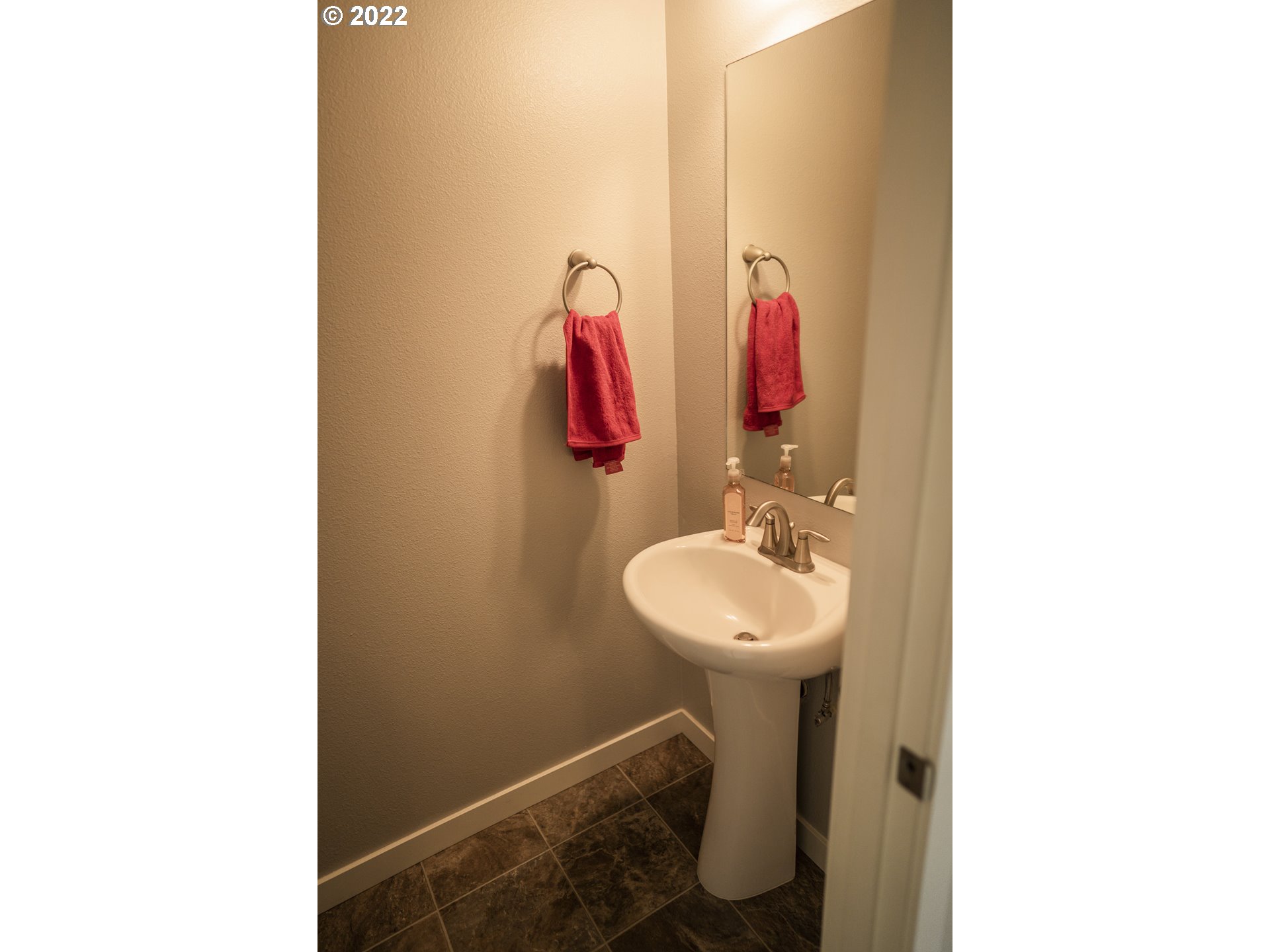 249 North 43rd Place Ridgefield, WA 98642 - Photo 8 of 32 a bathroom with a sink and a mirror