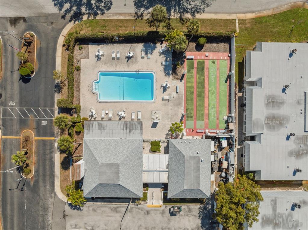 4222 Richmere Drive, Unit 4222 New Port Richey, FL 34652 - Photo 25 of 36 an aerial view of residential houses with outdoor space
