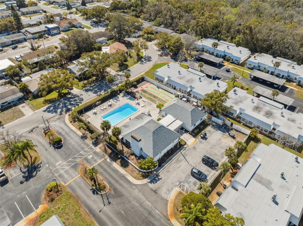 4222 Richmere Drive, Unit 4222 New Port Richey, FL 34652 - Photo 36 of 36 an aerial view of a city with lots of residential buildings