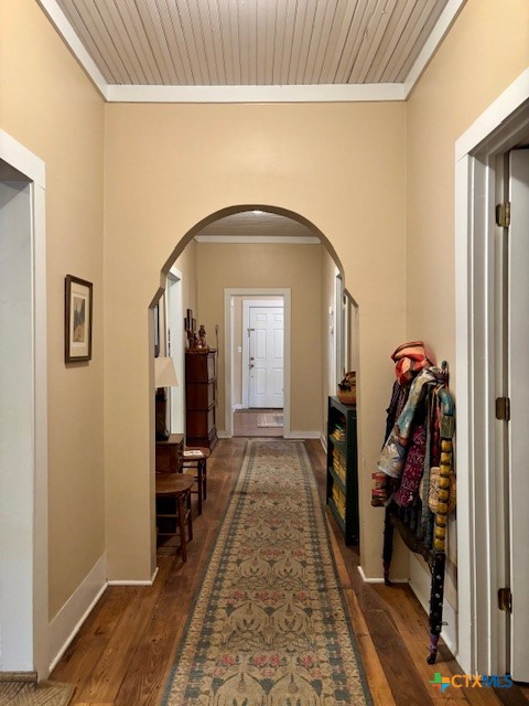 1408 Bridge Street Gatesville, TX 76528 - Photo 6 of 24 a view of a hallway with wooden floor and closet