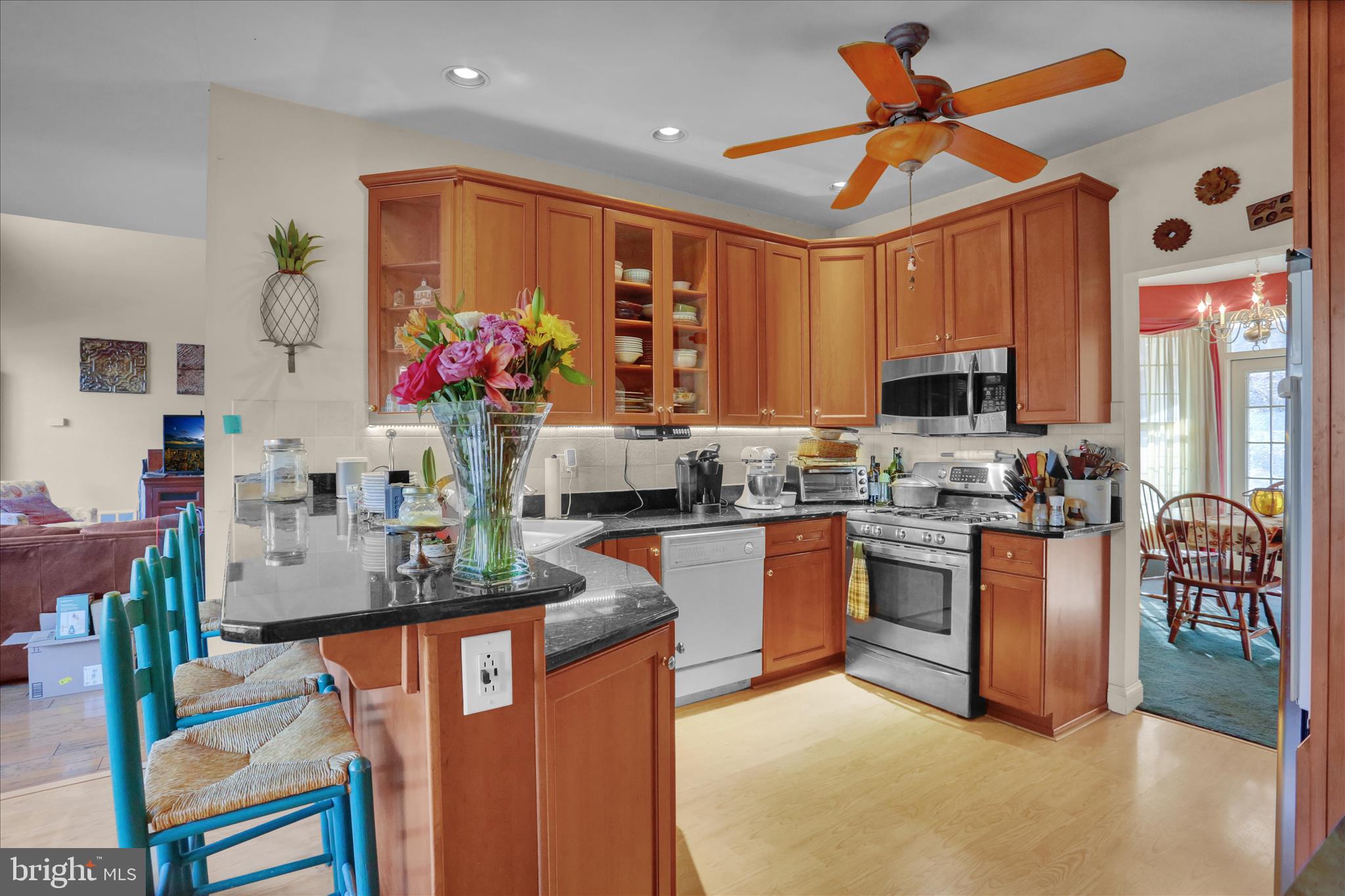 261 Sittler Valley Road Kutztown, PA 19530 - Photo 27 of 62 a kitchen with stainless steel appliances granite countertop a stove refrigerator and a sink