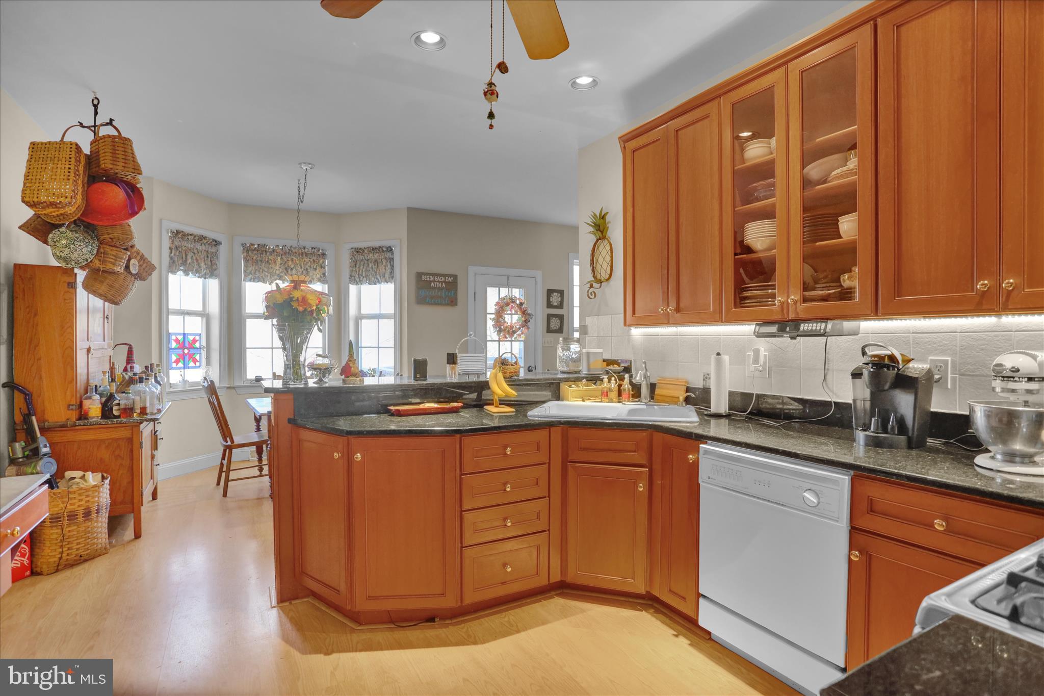 261 Sittler Valley Road Kutztown, PA 19530 - Photo 28 of 62 a kitchen with granite countertop a sink and cabinets