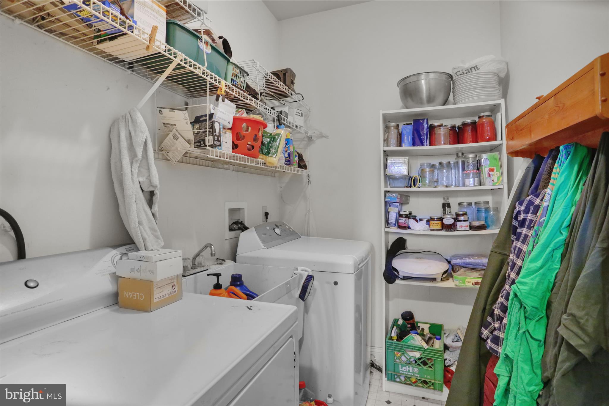 261 Sittler Valley Road Kutztown, PA 19530 - Photo 32 of 62 a utility room with fridge dryer and washer